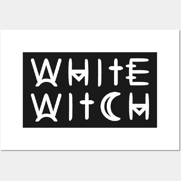 WHITE WITCH, WITCHCRAFT, WICCA AND THE OCCULT Wall Art by Tshirt Samurai